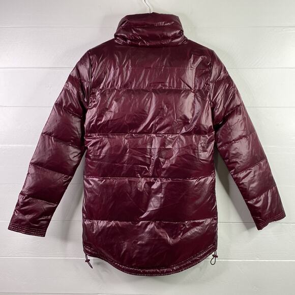 CARVE DESIGNS Maroon Mulberry Portillo Down Water Resistant Jacket Coat Size XS - Picture 3 of 16